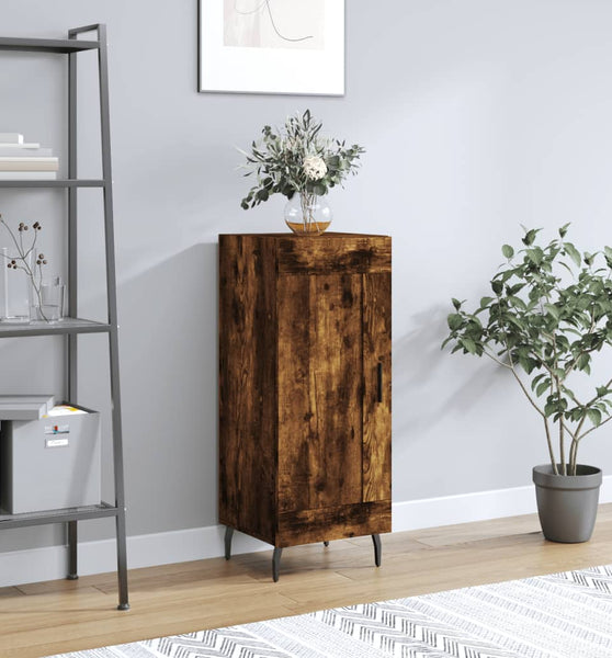 Sideboard Räuchereiche 34,5x34x90 cm Holzwerkstoff