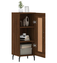 Sideboard Braun Eichen-Optik 34,5x34x90 cm Holzwerkstoff