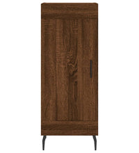 Sideboard Braun Eichen-Optik 34,5x34x90 cm Holzwerkstoff