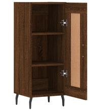 Sideboard Braun Eichen-Optik 34,5x34x90 cm Holzwerkstoff