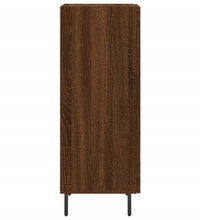 Sideboard Braun Eichen-Optik 34,5x34x90 cm Holzwerkstoff