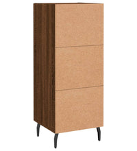 Sideboard Braun Eichen-Optik 34,5x34x90 cm Holzwerkstoff