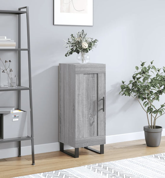 Sideboard Grau Sonoma 34,5x34x90 cm Holzwerkstoff