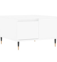 Couchtisch Weiß 55x55x36,5 cm Holzwerkstoff