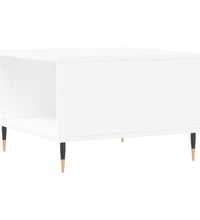 Couchtisch Weiß 55x55x36,5 cm Holzwerkstoff