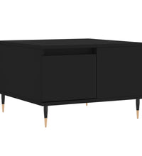 Couchtisch Schwarz 55x55x36,5 cm Holzwerkstoff