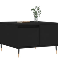 Couchtisch Schwarz 55x55x36,5 cm Holzwerkstoff