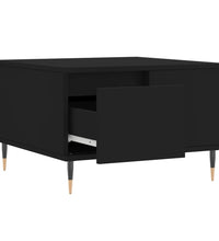 Couchtisch Schwarz 55x55x36,5 cm Holzwerkstoff