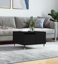 Couchtisch Schwarz 55x55x36,5 cm Holzwerkstoff