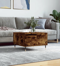 Couchtisch Räuchereiche 55x55x36,5 cm Holzwerkstoff