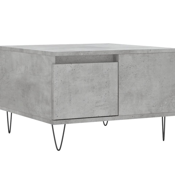 Couchtisch Betongrau 55x55x36,5 cm Holzwerkstoff