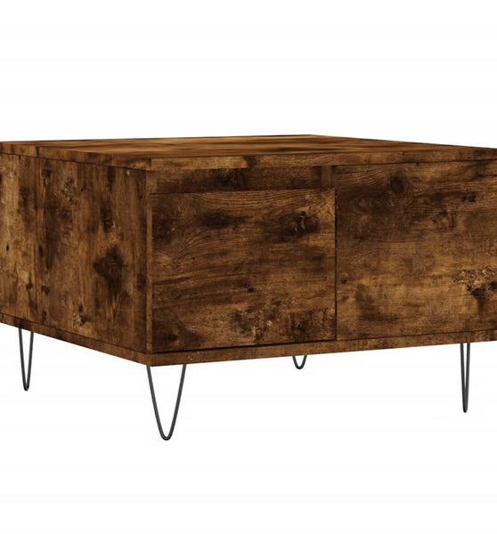 Couchtisch Räuchereiche 55x55x36,5 cm Holzwerkstoff