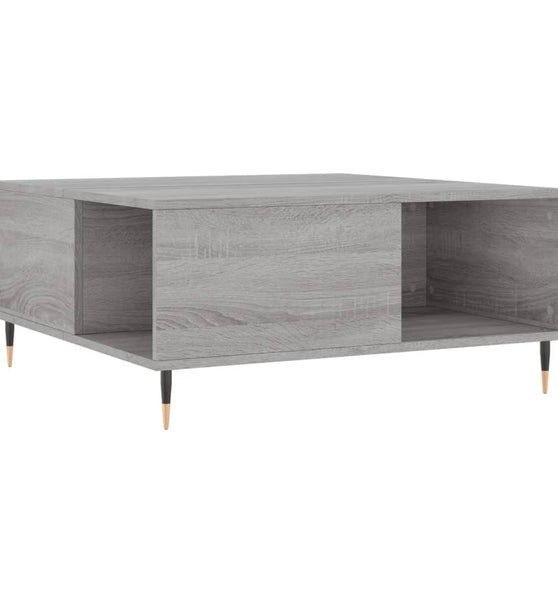 Couchtisch Grau Sonoma 80x80x36,5 cm Holzwerkstoff