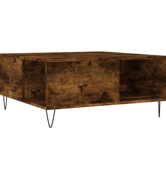 Couchtisch Räuchereiche 80x80x36,5 cm Holzwerkstoff
