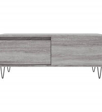 Couchtisch Grau Sonoma 90x50x36,5 cm Holzwerkstoff