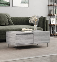 Couchtisch Grau Sonoma 90x50x36,5 cm Holzwerkstoff
