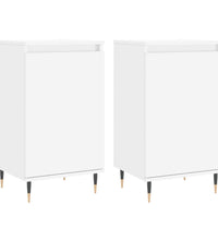 Sideboards 2 Stk. Weiß 40x35x70 cm Holzwerkstoff