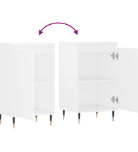 Sideboards 2 Stk. Weiß 40x35x70 cm Holzwerkstoff