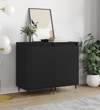 Sideboards 2 Stk. Schwarz 40x35x70 cm Holzwerkstoff