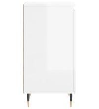Sideboards 2 Stk. Hochglanz-Weiß 40x35x70 cm Holzwerkstoff