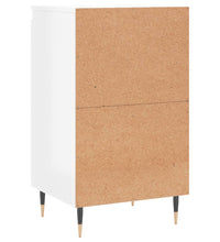 Sideboards 2 Stk. Hochglanz-Weiß 40x35x70 cm Holzwerkstoff