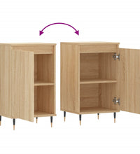 Sideboards 2 Stk. Sonoma-Eiche 40x35x70 cm Holzwerkstoff