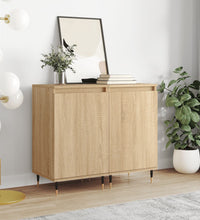 Sideboards 2 Stk. Sonoma-Eiche 40x35x70 cm Holzwerkstoff