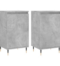 Sideboards 2 Stk. Betongrau 40x35x70 cm Holzwerkstoff