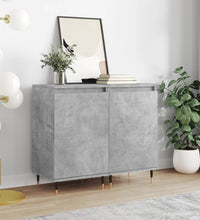 Sideboards 2 Stk. Betongrau 40x35x70 cm Holzwerkstoff