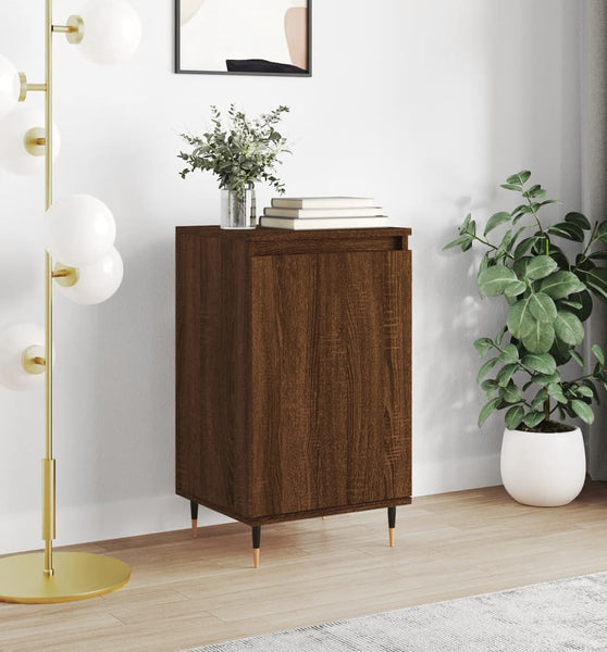 Sideboard Braun Eichen-Optik 40x35x70 cm Holzwerkstoff