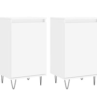 Sideboards 2 Stk. Weiß 40x35x70 cm Holzwerkstoff