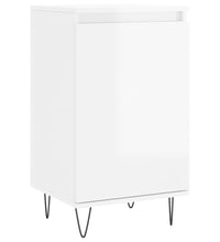 Sideboards 2 Stk. Hochglanz-Weiß 40x35x70 cm Holzwerkstoff