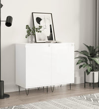 Sideboards 2 Stk. Hochglanz-Weiß 40x35x70 cm Holzwerkstoff