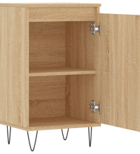 Sideboards 2 Stk. Sonoma-Eiche 40x35x70 cm Holzwerkstoff