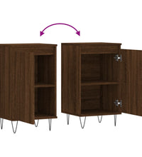 Sideboards 2 Stk. Braun Eichen-Optik 40x35x70 cm Holzwerkstoff