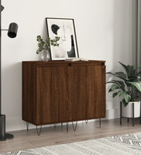 Sideboards 2 Stk. Braun Eichen-Optik 40x35x70 cm Holzwerkstoff