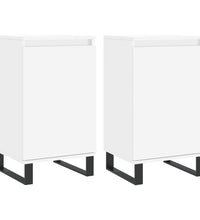 Sideboards 2 Stk. Weiß 40x35x70 cm Holzwerkstoff