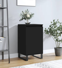 Sideboard Schwarz 40x35x70 cm Holzwerkstoff