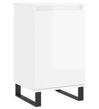 Sideboards 2 Stk. Hochglanz-Weiß 40x35x70 cm Holzwerkstoff