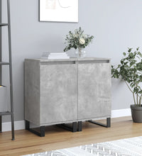 Sideboards 2 Stk. Betongrau 40x35x70 cm Holzwerkstoff