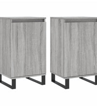 Sideboards 2 Stk. Grau Sonoma 40x35x70 cm Holzwerkstoff