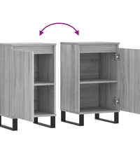 Sideboards 2 Stk. Grau Sonoma 40x35x70 cm Holzwerkstoff