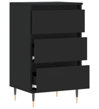 Sideboard Schwarz 40x35x70 cm Holzwerkstoff