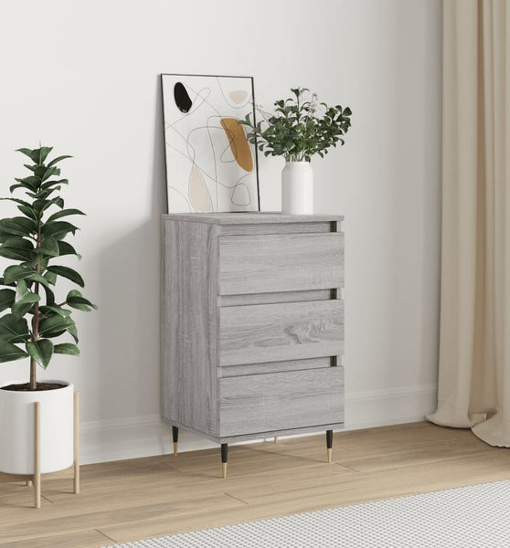 Sideboard Grau Sonoma 40x35x70 cm Holzwerkstoff