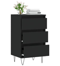 Sideboard Schwarz 40x35x70 cm Holzwerkstoff