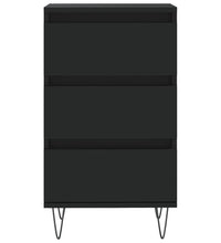 Sideboard Schwarz 40x35x70 cm Holzwerkstoff