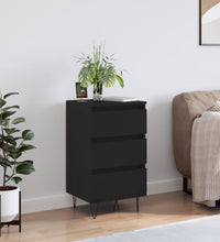 Sideboard Schwarz 40x35x70 cm Holzwerkstoff