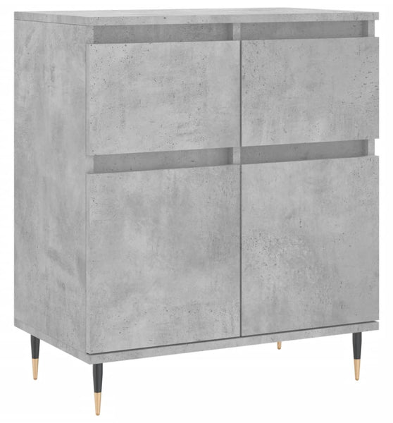 Sideboard Betongrau 60x35x70 cm Holzwerkstoff