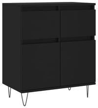 Sideboard Schwarz 60x35x70 cm Holzwerkstoff