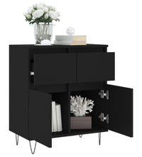 Sideboard Schwarz 60x35x70 cm Holzwerkstoff